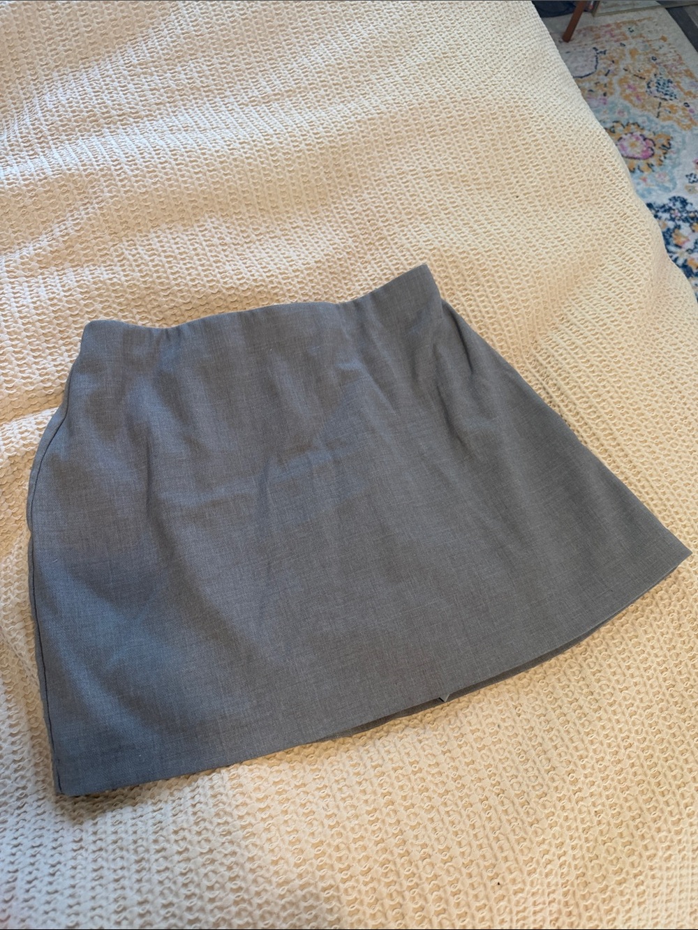 Abercrombie & Fitch Gray Mini Skirt